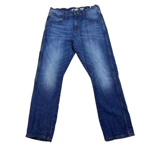 Wrangler Retro Jeans Mens 33x32 Relaxed Boot Cowboy Western Stretch Whisker‎ - Picture 1 of 10